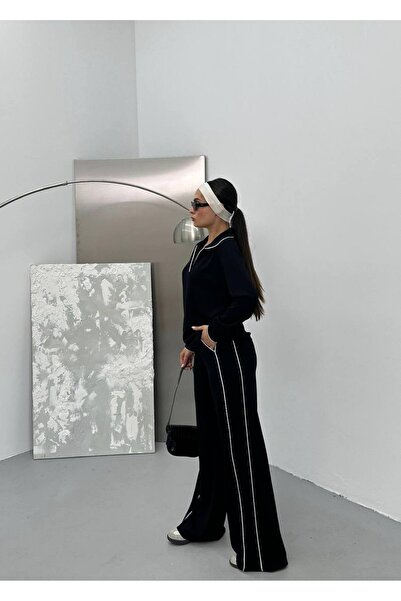 GİYSİ DÜNYASI 57 Modal Bluz Pantalon 2 Li̇ Takim=2-Piece Set of Modal Blouse and Pants