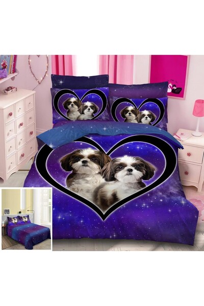 Pucioasa 3D bed linen without elastic 6 pieces Roma SD037