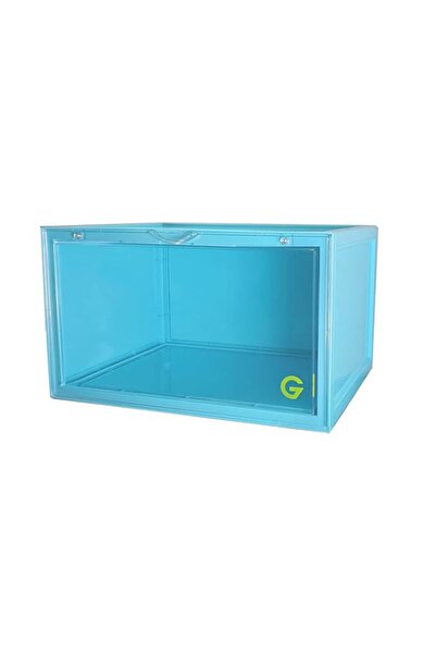 Generic Blue Sneaker Box Side Open Shoe Box Sneaker Storage Box Gbox (1)