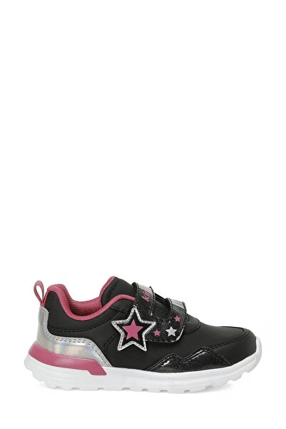 Kinetix 102014841 Rolla Pu Black-Fuchsia-Silver Girls' Sports Shoes