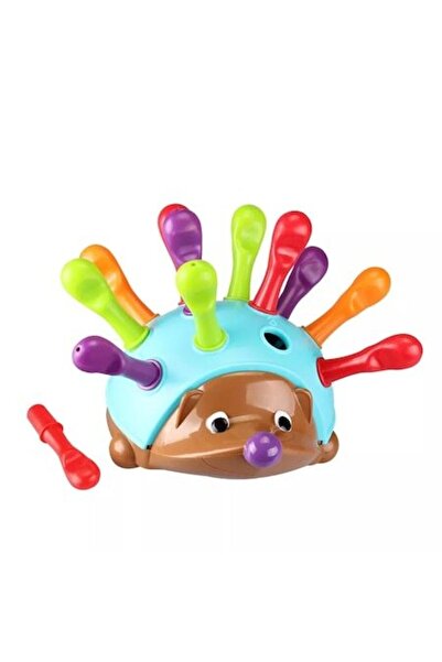 Toyska Jucarie motricitate si sortare culori Ariciul Spike, albastru