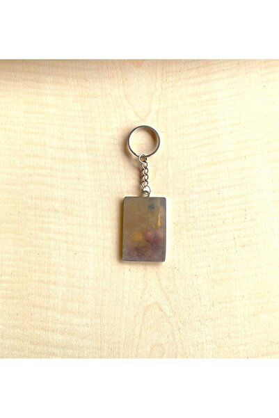 SANAT TACİRİ Kupa as Keychain Metal Iskambi̇l Themed Keychain