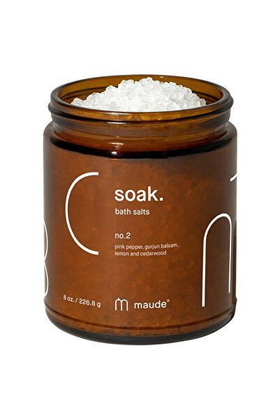 Maude Sare de baie hrănitoare Soak No. 2 (piper roz și brad balsamic), 226,8 g,
