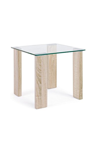 Bizzotto Masă din lemn 55x55 New Arley Nature