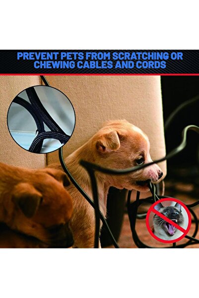 Other 2 Pack 1/2 inch Cable Sleeve - Split Cable Organizer Wrap to Protect Pets from Chewing Cables