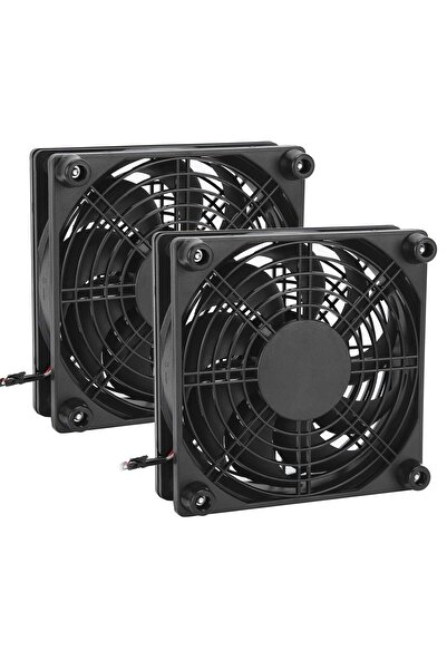 BROLEO مروحة هيكل الكمبيوتر - مبرد USB صغير لجهاز التوجيه والكمبيوتر والتلفزي...