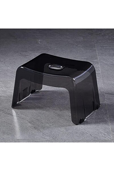 Generic XIALIUXIA مقعد استحمام أكريليك، مقعد استحمام أكريليك شفاف، مقعد استحمام سميك بدون ظهر