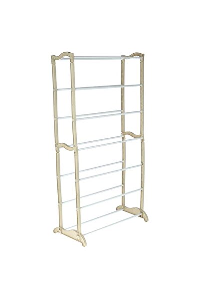 Generic رف أحذية معدني من Feelings مكون من 7 طبقات، منظم أحذية، عرض رف أحذية، تخزين متعدد الوظائف مع F