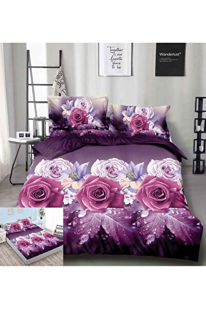 Pucioasa 3D elastic bed linen - 4 pieces Cola XD006