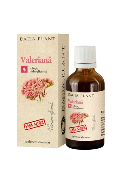 Dacia Plant extract de valeriană fără alcool, 50 ml,