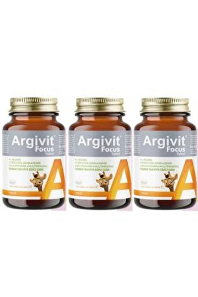 Argivit Focus 30 Tablet 3 Pieces