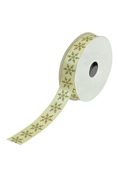 offlimits Panglică decorativă de Crăciun cu imprimeu de fulgi de nea, DecorCa...