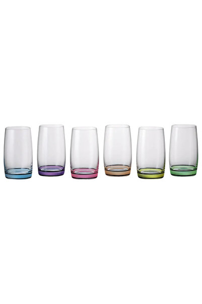 Bohemia Royal Crystal Set of 6 Bohemia Ideal Color crystal glasses 380 ml