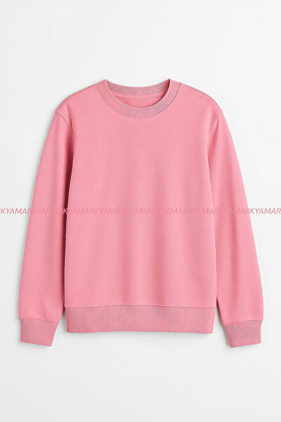 LG LAGULER سويت شيرت برقبة دائرية للجنسين، 3 خيوط، قطن شتوي ملون، مبطن بالصوف...