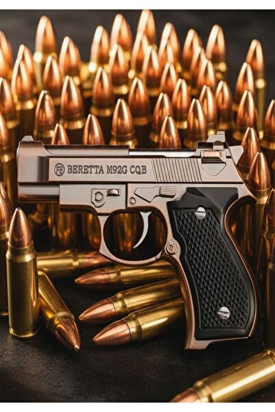 H.D ÇAKİBİÇAK DÜNYASİ MİNİ TABANCA GÖRÜNÜMLÜ METAL ÇAKMAK