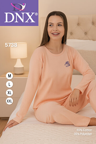 dnx Women's Long Sleeve Pajama Set