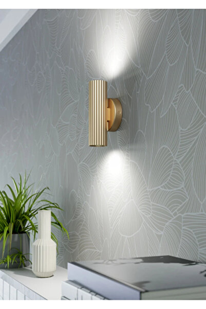 Eglo 902034 "Portillo" Matte Brass Aluminum Steel Wall Sconce
