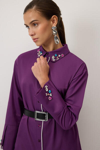 Touché Privé Cămașă DETALIATĂ DE PIATRA