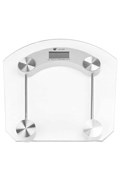 OEM Electronic scale, 180 kg, LCD display, White/Transparent