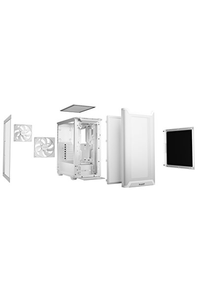 Other BE QUIET HOUSING! PURE BASE 501 Aer liber pentru ferestre, alb