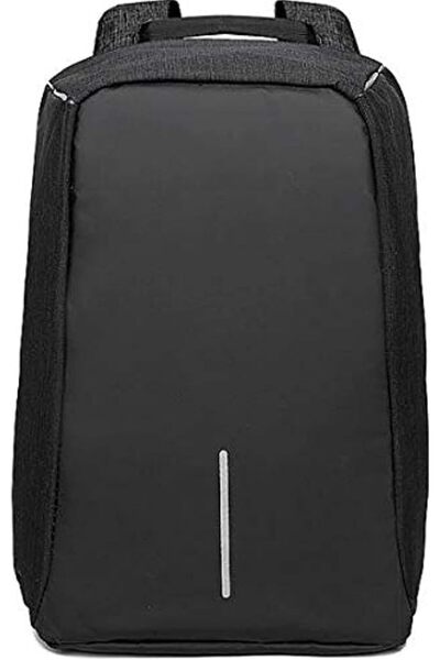 Other Anti-theft Waterproof Laptop Backpack with USB Port, Black