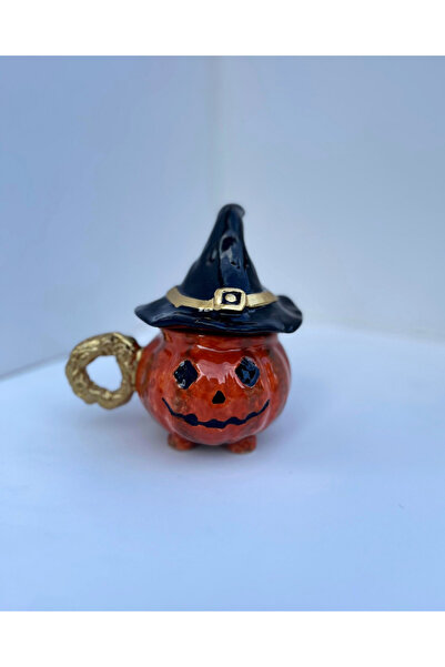 No8 Seramik Stüdyo Fun Pumpkin Ceramic Mug