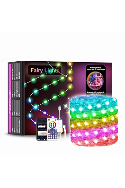Generic UanTii 20M Tuya Smart WiFi LED Fairy String Lights Dream color RGBIC ...
