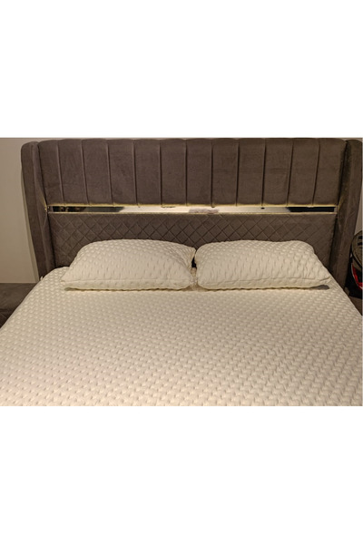 KONFOR TEKSTİL وسادة سرير قطنية فاخرة مقاومة للماء وعازلة للصوت