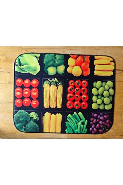 sgeteknoloji Sge Technology 55X45 cm Vegetables Anti-Slip Base Speed Surface Gamer Mouse Pad Gaming Pad