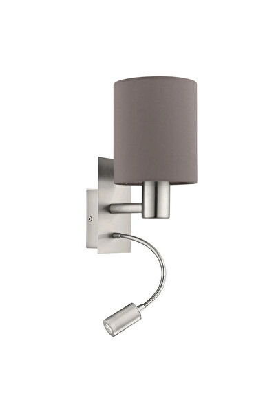 Eglo 96481 "Pasteri" Steel Nickel Matte Wall Sconce