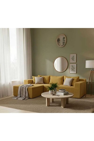 Ravessi Comfort Eko Modüler Köşe Koltuk Takımı-Modern Şık Salon Koltuğu