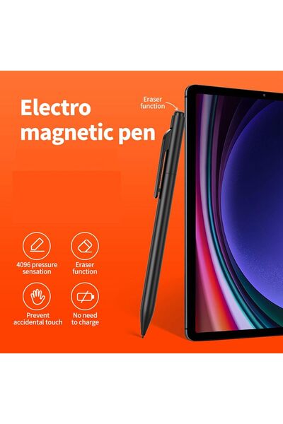 Generic XUMIUZIY EMR Stylus Pen — 4096 Pressure Levels, Eraser, Tilt & Palm Rejection, 1.3mm Tip