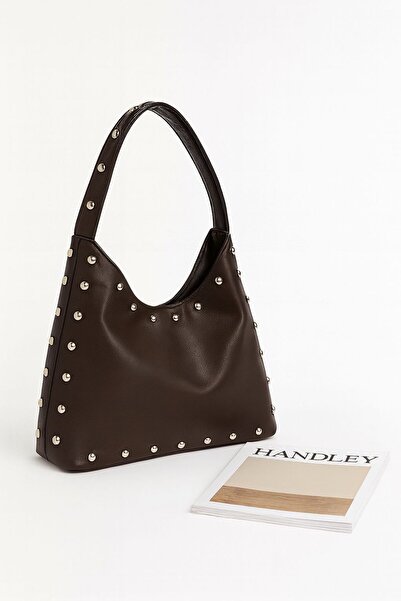 Handley Τσάντα ώμου με λεπτομέρειες με καρφιά