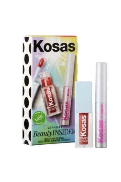 Kosa طقم جلوس وماسكارا حواجب شفاف من كوساس - قطعتين