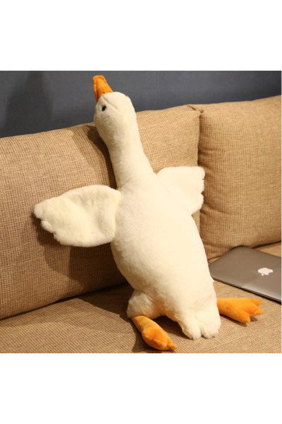 Stuniko Goose-shaped plush toy, with hypoallergenic filling, for children and adults, 90 cm