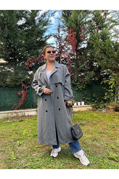 MJORA Oversized Lined Oversized Trench Coat
