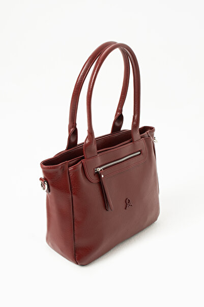 Çanta Trend Water Resistant Adjustable Strap Leather Multi-Compartment Women's Handbag and Shoulder Bag