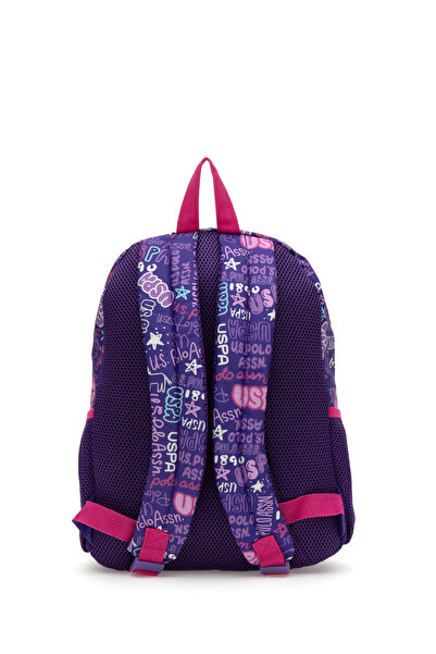 U.S. Polo Assn. Girl's Purple School Bag 50315135-Vr038