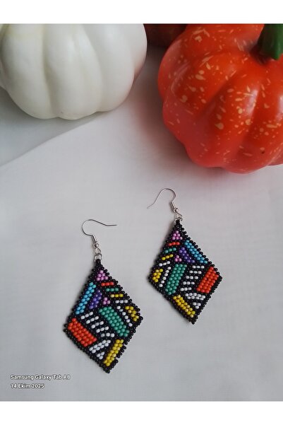 İPAR AKSESUAR Handmade Earrings with Sand Beads