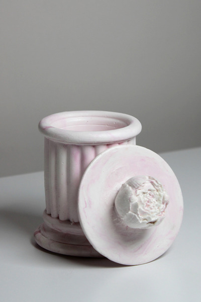 The Craft Thor Bud Concrete Box with Marble Pattern Lid |   Handmade Decorati...