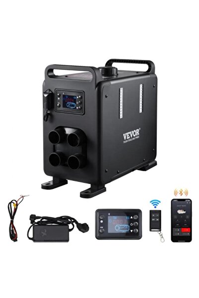 VEVOR SIROCOU Diesel heater 8KW 12V/24V, 220V, Bluetooth app control, CO alarm