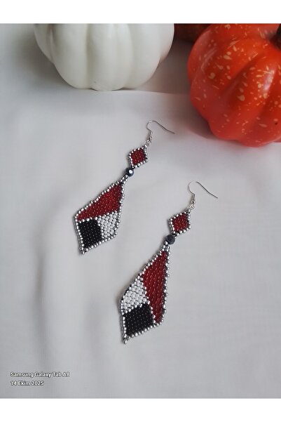 İPAR AKSESUAR Handmade Earrings with Sand Beads