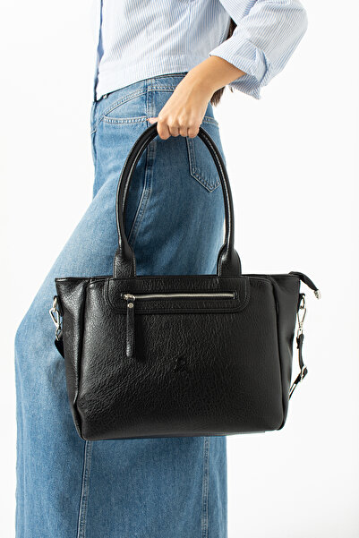 H&D COLLECTİON Geantă de mână și de umăr pentru femei, din piele, cu mai mult...