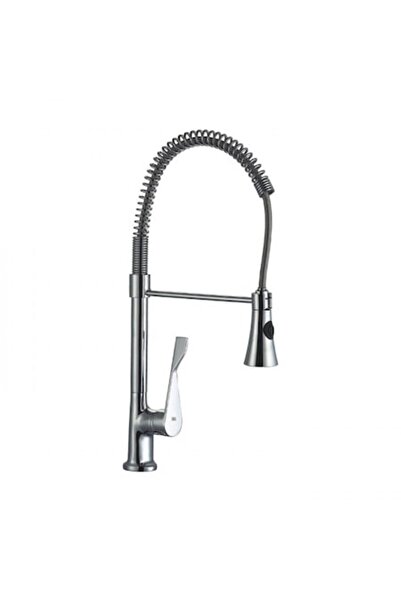 Zilan Baterie bucătărie Z-Inox ZLN8153, cioc flexibil de 45 cm, corp din alam...