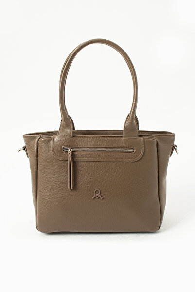 Çanta Trend Water Resistant Adjustable Strap Leather Multi-Compartment Women's Handbag and Shoulder Bag