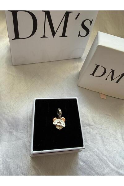 DM’s Silver Mickey Mouse 2’li Sallantılı Gümüş Charm’ı