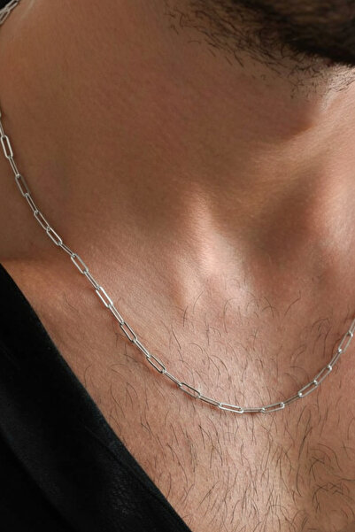 Ricco Jewellery 925 Ayar Gümüş Old Money İtalyan Ataç Kolye