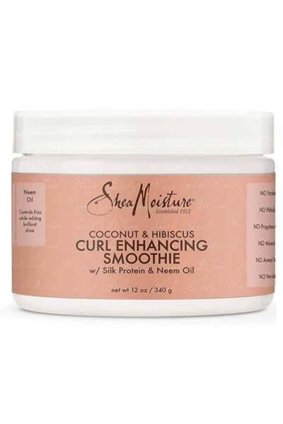 SHEA MOISTER كريم العناية بالشعر لتعزيز تجعيد الشعر بجوز الهند والكركديه من شيا مويستشر , 340 جرام