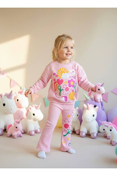 Pinkitokids Unicorn Sweatshirt and Leggings Girls' Set