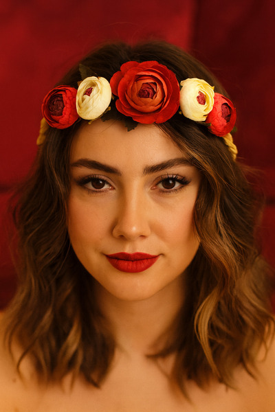 YASEMİN KAPLAN Floral Romantic Hair Crown